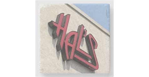 Hal's Steakhouse, Hal's Buckhead, Hal's Atlanta Stone Coaster | Zazzle