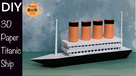 DIY PAPER TITANIC SHIP I HOW TO MAKE A PAPER SHIP I EASY DIY PAPER ...