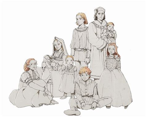 Tudor Family Portrait - AU by nami64 on DeviantArt Family Portrait Drawing, Family Portrait ...