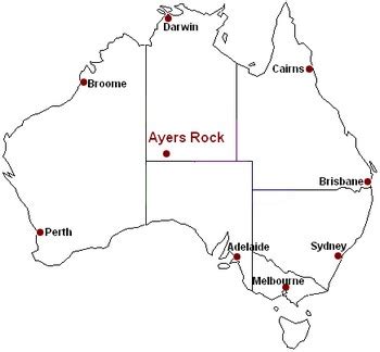 Ayers Rock Map - Uluru Maps