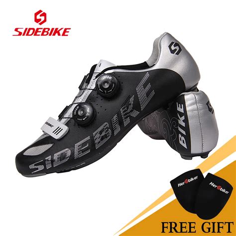 Sidebike Carbon Lightweight Highway Lock Cycling Shoes Road Cycling ...