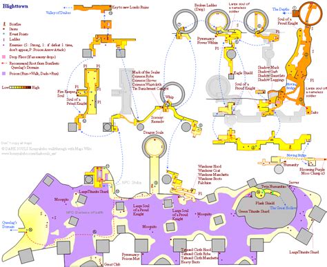 Dark Souls Blight Town Map - Big Bus Tour Map