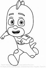 Gecko From Pj Masks Coloring Page Pages sketch template