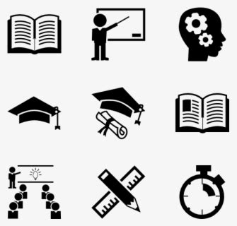 Academics - Education Icon Red Png , Free Transparent Clipart - ClipartKey