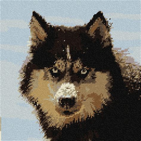 Needlepoint Canvas - Siberian Husky