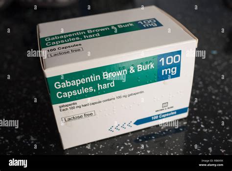 Gabapentin Neuropathic pain relief capsules Stock Photo - Alamy