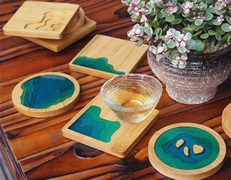 Wooden Resin Coaster Molds - Etsy