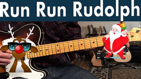 How To Play Run Run Rudolph On Guitar | Chuck Berry Guitar Lesson + Tutorial + TABS Acordes ...