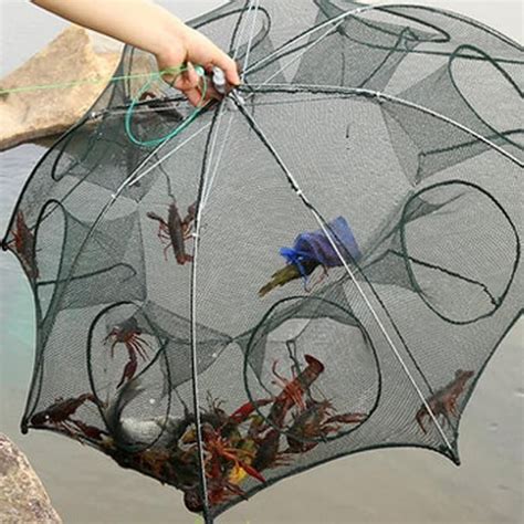 Jaring Pancing Ikan Hexagonal 8 Hole Fishing Net Trap Cage - No Color - JakartaNotebook.com