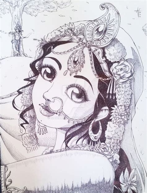 Baby Krishna Drawing at GetDrawings | Free download