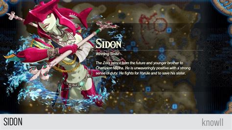 Hyrule Warriors: Age of Calamity - Sidon Guide