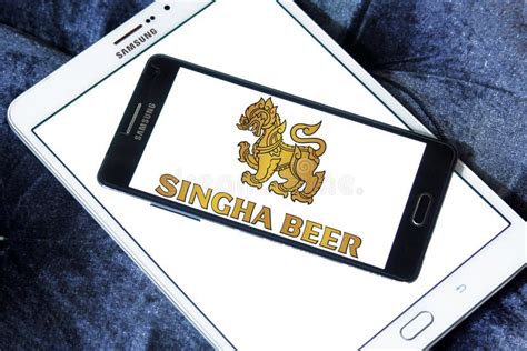 Singha beer logo editorial photo. Image of commercial - 106180696