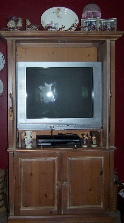 What To Do With An Old Armoire or TV Cabinet. Repurpose. | Armoire makeover, Repurpose old tv ...