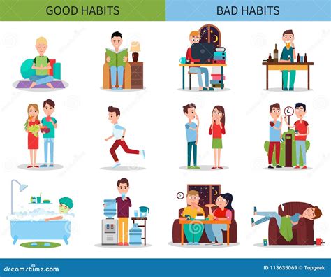 Good Habits And Bad Habits Chart