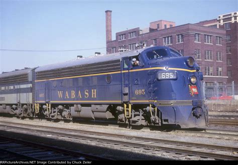 EMD F7 Train on Wabash Tracks