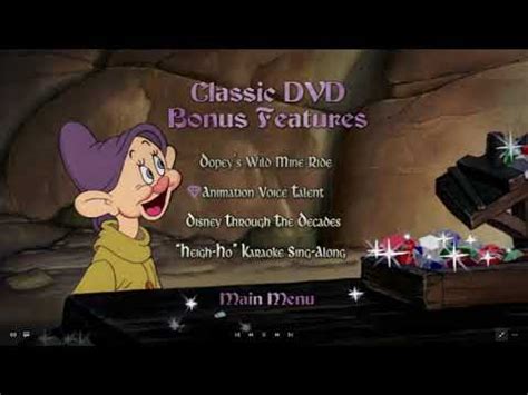 Snow White And The Seven Dwarfs Dvd Menu Walkthrough Disc 1 mp4 3gp flv mp3 video indir