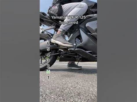 YZF r125 top speed - YouTube