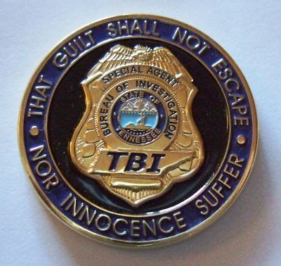 Tennessee Bureau of Investigation Police Challenge Coin | #137351880