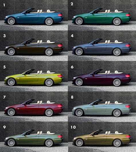 BMW Exterior Color Poll - More Options