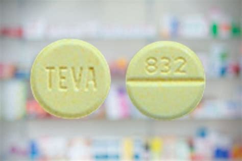 Teva 832 Pill (Yellow/Round) Uses, Dosage & Warnings - Health Plus City