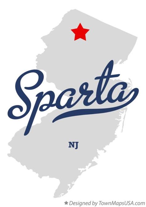 Map of Sparta, NJ, New Jersey