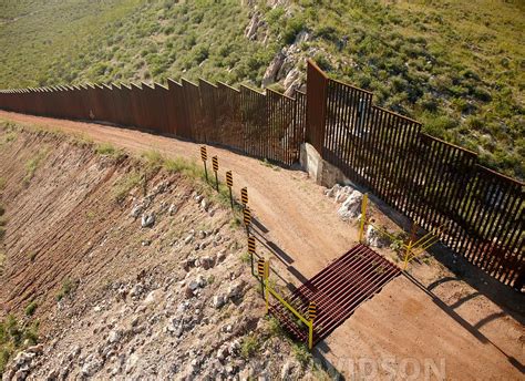 AerialStock | Aerial Photograph of The Wall border fence between Mexico ...