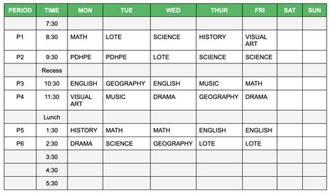 ⏰ How to Use a Timetable in High School (Example Included!)