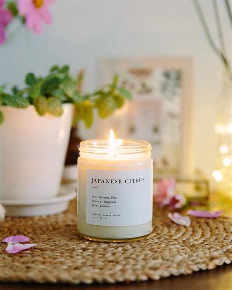 Japanese Citrus Minimalist Candle – Brooklyn Candle Studio