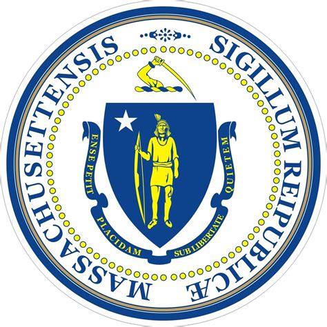 Massachusetts State Seal Decals / Stickers | State symbols, Massachusetts, States