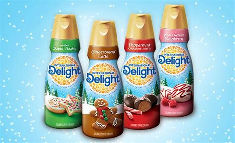International Delight Holiday Coffee Creamers - would be great with a hot chocolate or coffee ...