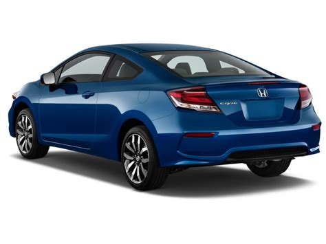 Image: 2014 Honda Civic Coupe 2-door CVT EX-L Angular Rear Exterior ...