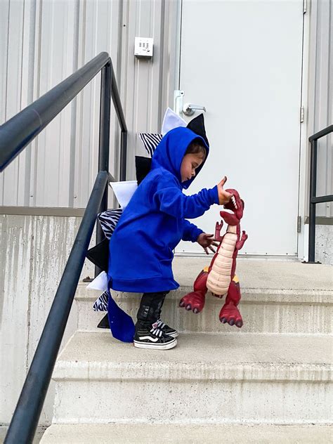 Blue Dragon Costume With Tail Dino Spike Shirt Boy Dragon - Etsy