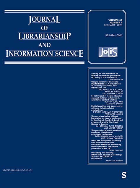 Journal of Librarianship and Information Science - All Issues