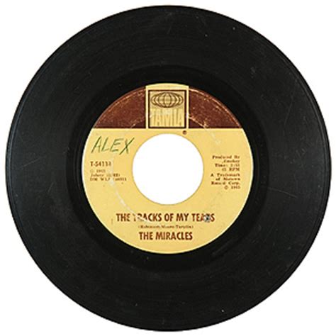 Smokey Robinson and the Miracles, 'The Tracks of My Tears' | 500 ...