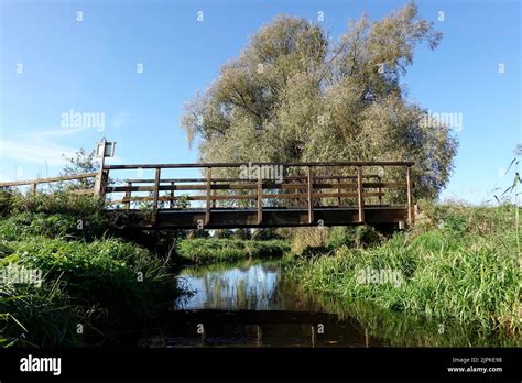 river, wooden bridge, wipperau, rivers, wooden bridges Stock Photo - Alamy