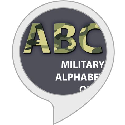 Amazon.ca: Military Alphabet Quiz : Alexa Skills