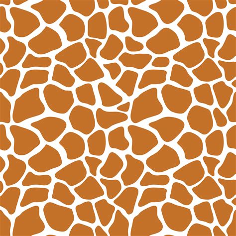 Vector seamless pattern with giraffe skin texture. Repeating giraffe background for textile ...