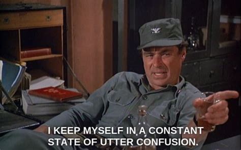 Edward Winter as Colonel Sam Flagg, M*A*S*H (CBS and 20th Century Fox) | Tv show quotes, Mash ...