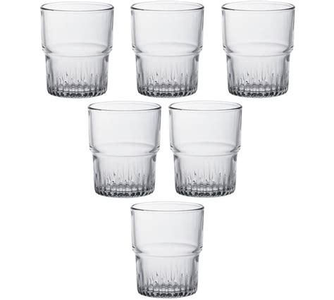 DURALEX stackable glasses - 6 x 200ml