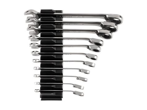 11-Piece Reversible Ratcheting Wrench Set with Organizer | TEKTON