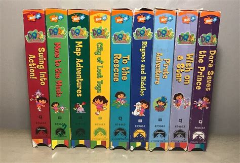 Lot Of 9 Nick Jr Dora the Explorer VHS Tapes All Different *Tested* | eBay | Vhs, Dora the ...