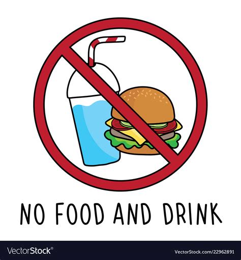 Printable No Food Or Drink Allowed Sign