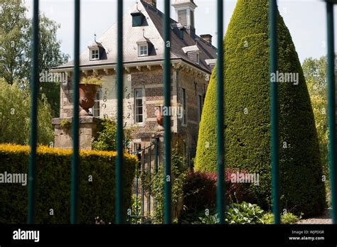 Castle Wijlre in Limburg Holland behind the closed fence Stock Photo - Alamy