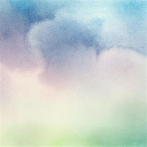 Premium Photo | A watercolor background with a pastel colored cloud.