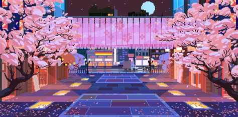 WANEELLA pixel art — Another background I made for...