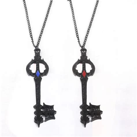 Game Kingdom Hearts Oblivion Blade Necklace Black Oathkeeper Keyblade ...