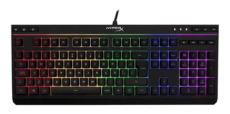 Teclado gamer HyperX Alloy Core RGB QWERTY español latinoamérica color ...