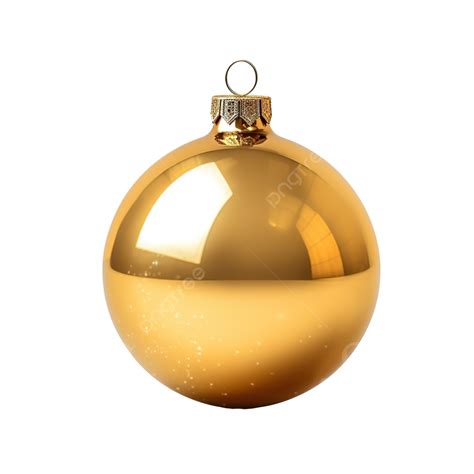 Bright Golden Glass Christmas Ball, Ball, Glass, Xmas PNG Transparent Image and Clipart for Free ...