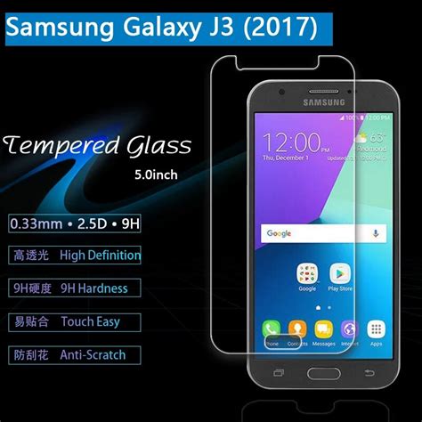 for Samsung Galaxy J3 Prime Tempered Glass Screen Protector for Samsung ...