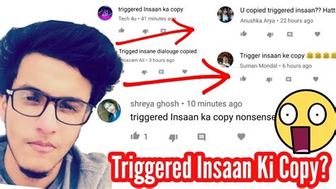 Triggered Insaan Ki Copy | Waiting For Triggered Insaan Ka Reply | - YouTube